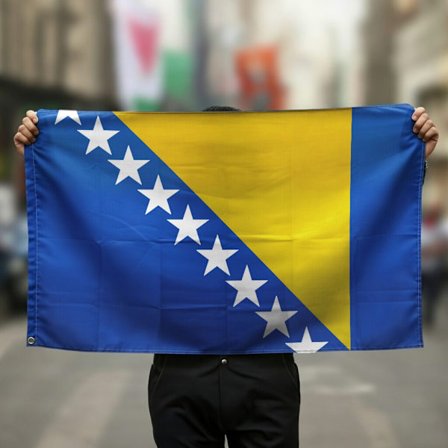 Bosnia Flagget - 150 x 90 cm