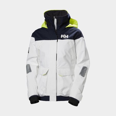 Chaqueta de navegación Helly Hansen Pier 3.0 Coastal, White, dama, X-Large