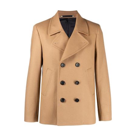 PS By Paul Smith, Double-Breasted Coats Beige, Heren, Maat:L