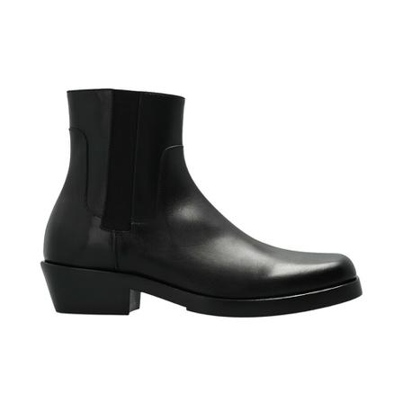 Raf Simons, Leather Chelsea boots Czarny, Mężczyzna, Rozmiar: 41 EU