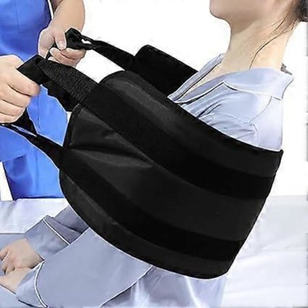 Transferbälte för patienter, 110 cm, för säker överflyttning i säng, bil, rullstol, säng för äldre (FMY)