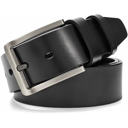 Læderbælte til mænd, afslappede jeans, legeringsspænde, bredde 38 mm