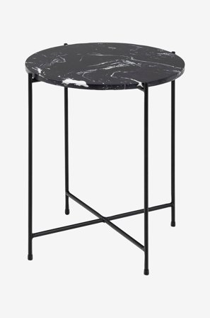 AC Design Furniture - Sidobord Floke, 42 cm - Svart - Småbord - Från Homeroom