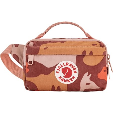 Fjällräven Kånken Graphics Hip Pack One Size - unisex - Chalk Rose-Hidden Animals - Hip packs