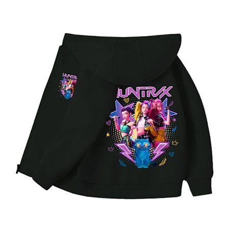 KPop Demon Hunters Hættetrøje med Lynlås Top S