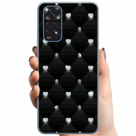 Xiaomi Redmi Note 11 Tpu Mobilskal Bling Heart