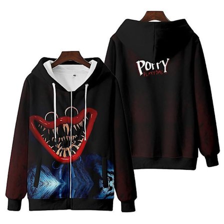 Huggy Wuggy Men's And Women's Long Sleeve Hoodie-c