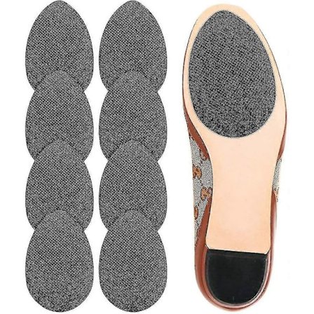 Halkskyddande skosulor självhäftande, halkskydd för skosulor Svart 4 par