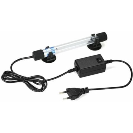 Bakteriedødande UVC-lampe Drenkebar UVC-sterilisator Desinfeksjon i vann Akvarium akvarium damm Ac220-240V, 7W
