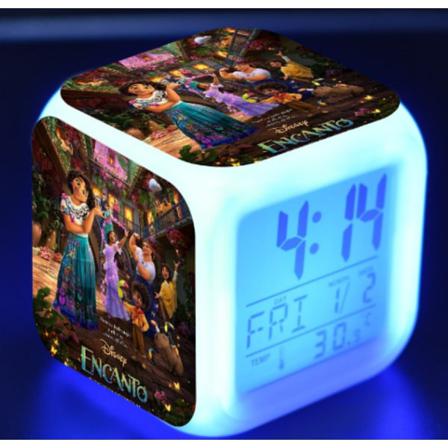 Magic Kåk Encanto Färgglada Stämningsglödande Led-väckarklocka