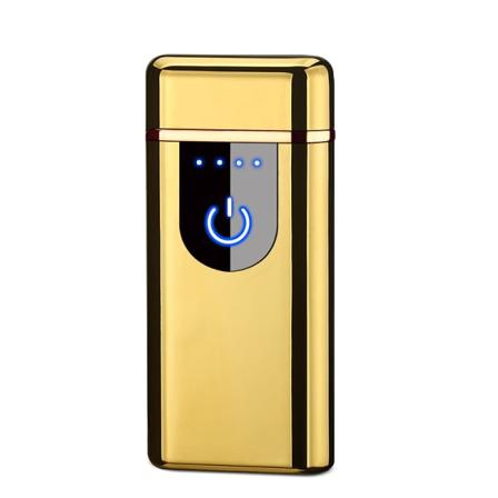 Kompakt Elektrisk Tennlighter med Fingeravtrykkssensor, Gull gold