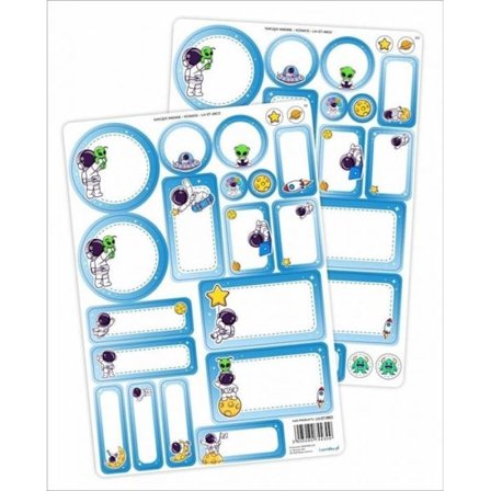 Lär dig hur du gör anpassade klistermärken - Cosmos 44 bitar.