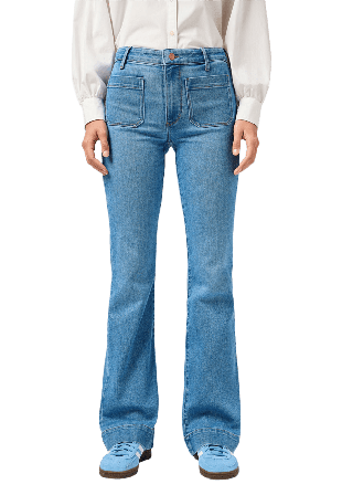 Wrangler Flare Jeans Dam Blå W26/L34