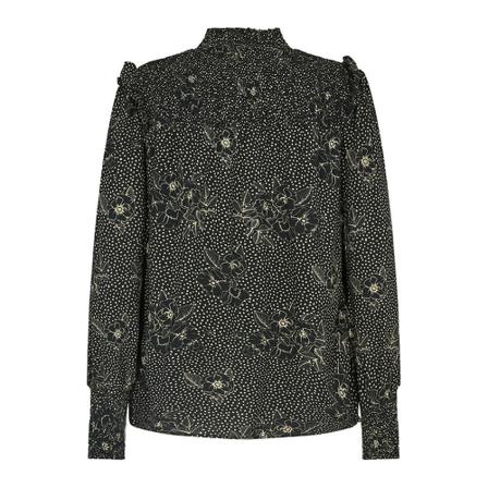 Soyaconcept, Sc-Gillian 1 Blouse Zwart, Dames, Maat:S,Viscose