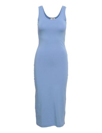 Tulla X-Long Knelang Kjole Blå Modström