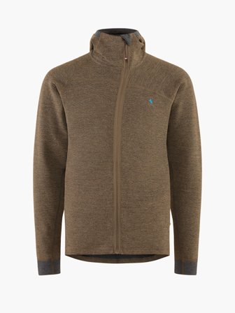 Klättermusen - Hödur Hooded Zip Men's - Dark Sand - XS