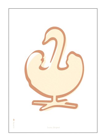 Brainchild Svanen Hvid - Multi/patterned - 30X40CM