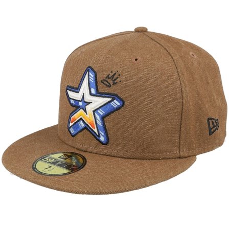 New Era - MLB Hnědý fitted Kšiltovka - Houston Astros Logo Scribble Tir Fitted @ Hatstore