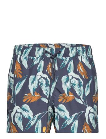 Borg Print Swim Shorts Blue Björn Borg