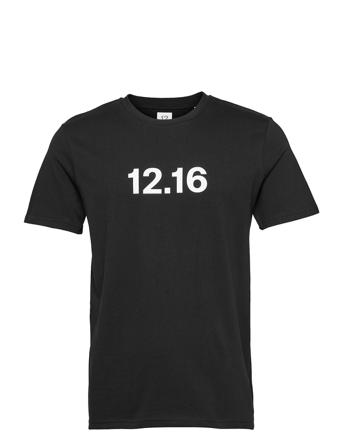 Tee 12.16 Logo Black Black Twelve Sixteen