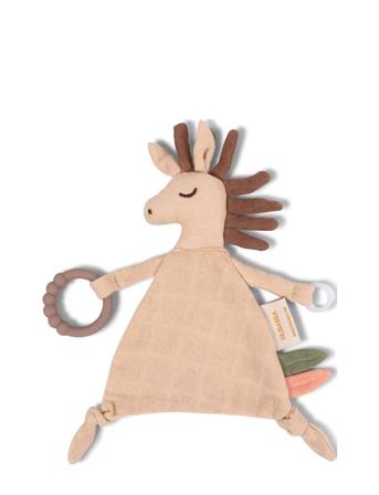 Comfort Blanket With Teether - Henry The Horse Patterned Filibabba