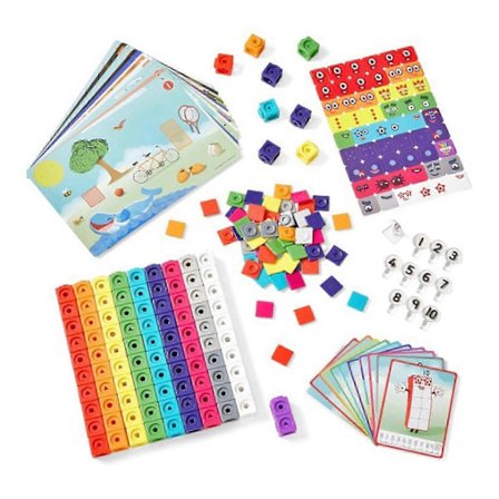 Kuber Nummerblok 1-10 Aktivitetsæt Plastik Hjernevrider Puslespil Legetøj Forældre-Barn Interaktive Legetøj