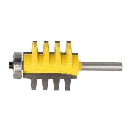 Overfræserbit med 1/2" skaft Vendbar limfuge Overfræserbit i arbejdsstål med tapper