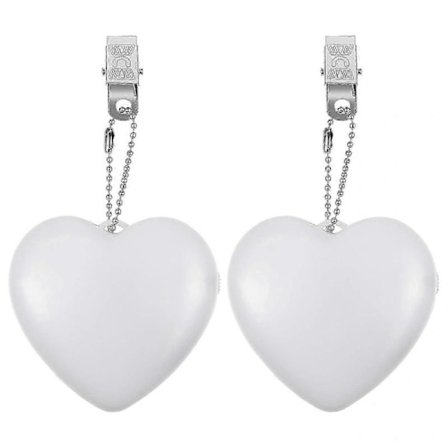 2 st Touch Sensor Handväska Lampa Liten Portabel Lampa Hjärtformad Batteridriven Lampa Plånbokslampa