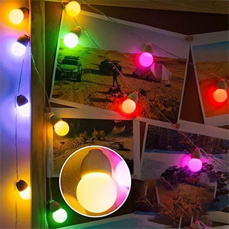 Globe-lysstreng 6m 30 LED USB-drevet Soverom