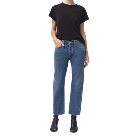 Agolde Straight Jeans , Blauw , Dames , Maat: W25