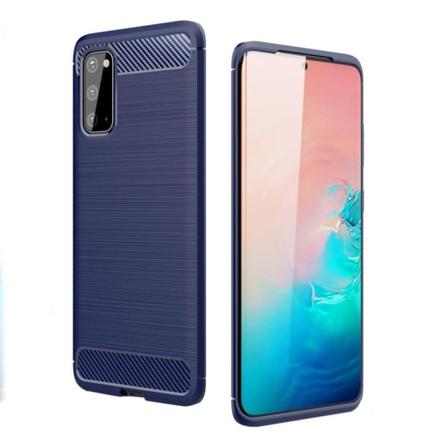 Carbon Flex cover - Samsung Galaxy S20 Plus - Blå Blue