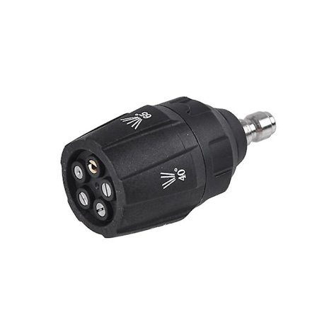 Højtryksrenser Dyse 1/4 Hurtigkobling Stik 5 Spidser Sprøjtning Roterende Sprøjtedyse [dB}