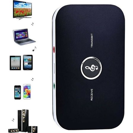 Rt-B6 2-i-1 Bluetooth Transmitter og Receiver Trådløs Lydadapter med 3,5 mm Audio HiFi Audio til Smartphone-TV-PC..