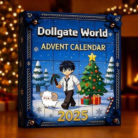 Dukke Gate World Advents Nedtællings Blind Box Juletræsdekoration Akrylvedhæng