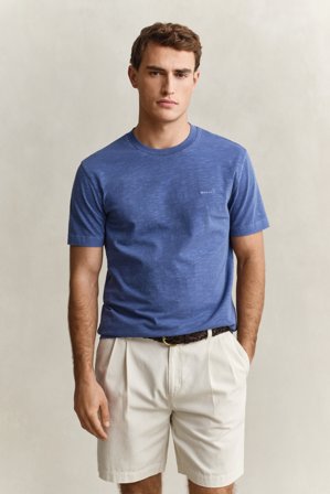 GANT Herren Gewaschenes T-Shirt (M) Blau