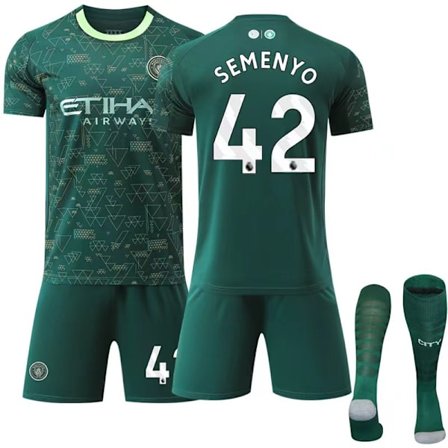 25-26 Manchester City Kolmas Vieraspelipaita Peliasu Nro.42 Semenyo