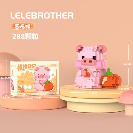 Byggeklosssett formet som en bukett, egnet for voksne, leveres med et støvdeksel, byggeklossleke som bursdagsgave. 33