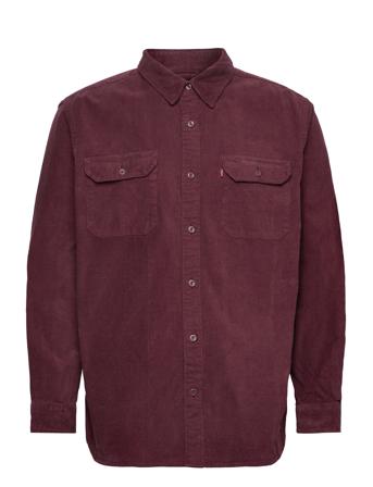 Jackson Worker Decadent Chocol Skjorte Uformell Burgunder LEVI ́S Men*Betinget Tilbud