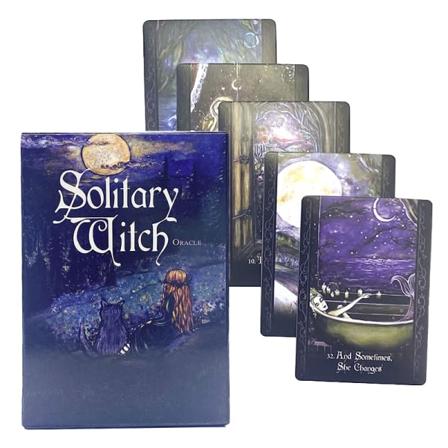 Yksinäinen noita Oraakkelikortti Tarot Ennustus Divination Deck Flerfärgad en one size