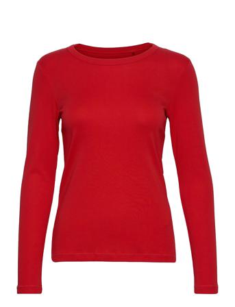T-Shirts T-shirts & Tops Long-sleeved Rød Esprit Casual
