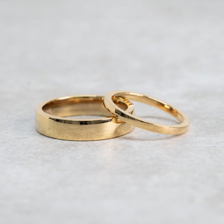 Lönn, 18K Gelbgold : Gravurstil - Bitte wählen Sie