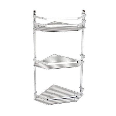 Arrow 11040 Hörnhylla krom, 3 plan, Badrum