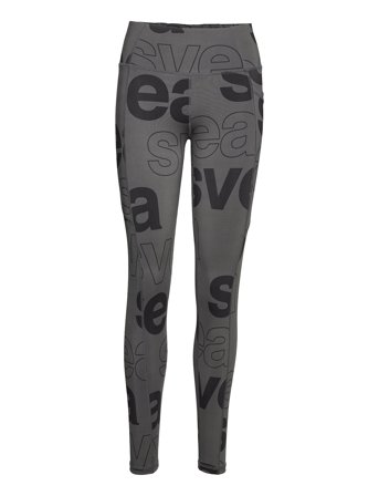 W. Big Logo Tights Patterned Svea