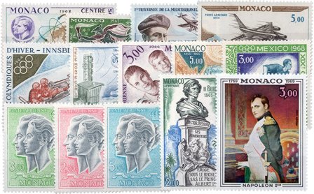 Monaco 1962-1969 - YT PA 79-89 en PA 92-94 - Postfrisk