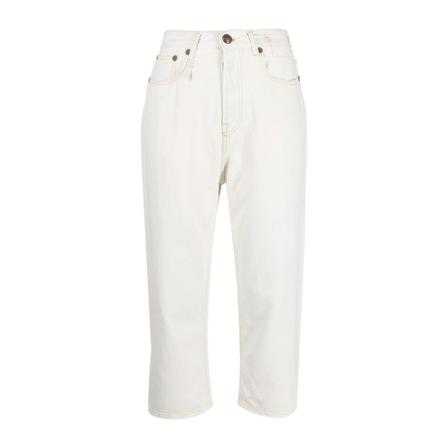 R13, Tailored drop jeans Wit, Dames, Maat:W28
