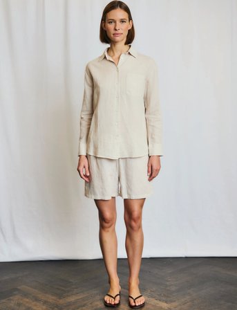 Bruun & Stengade Bs Anemone Shorts - Beige - XL