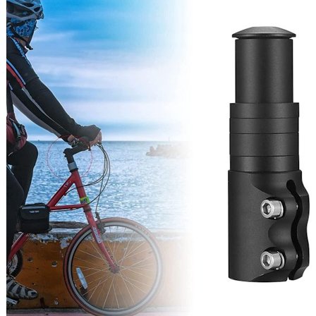 ING Sykkelstyreforlenger i aluminium for landeveissykling, 286 mm 1 1/8 tommer, terrengsykkel landeveissykkel MTB