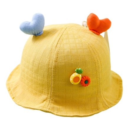 Barnmössa i tecknad film, söt för pojkar och flickor, vår och sommar