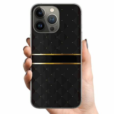 Apple Iphone 13 Pro Tpu Mobilskal Golden Stripes