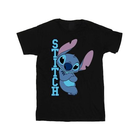 Disney Dam/Kvinnor Lilo Och Stitch Poserar Bomull Boyfriend T-